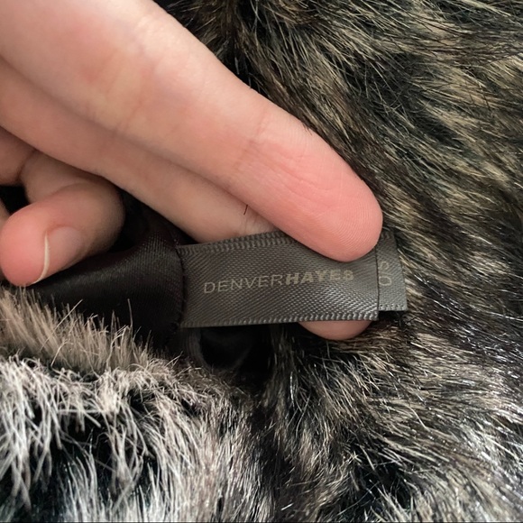 Y2K Brown Faux Fur Denver Hayes Winter Trapper Hat - Picture 5 of 5